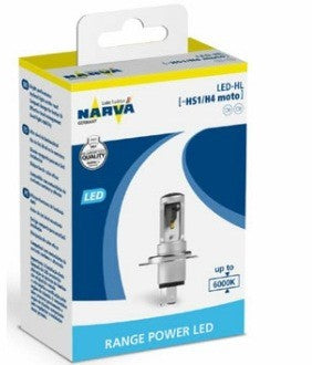 Luces LED NARVA FOCO LED-HL- HS1/H4 MOTO 9W 6000K