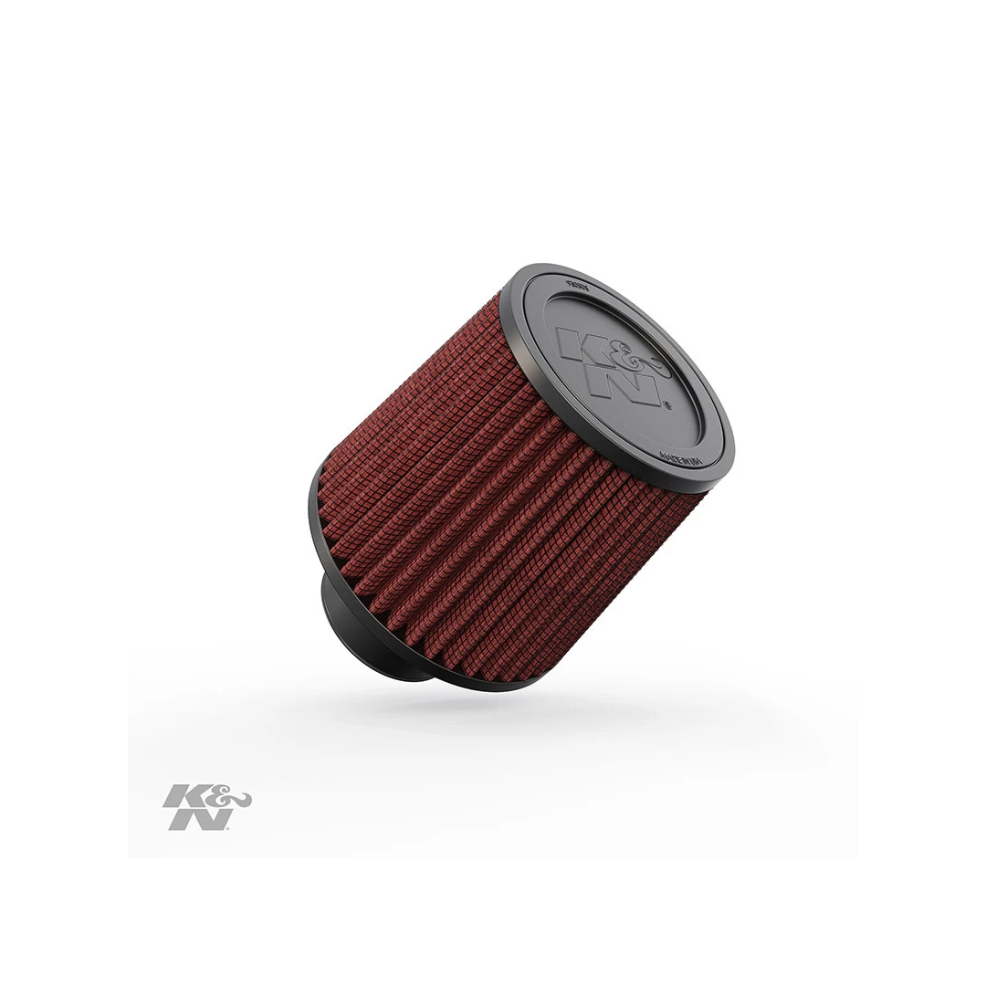 Filtro de aire -K&N Cónico universal de pinzas: redondo y cónico; 2.75 pulgadas (70 mm) de diámetro interno de brida; 5.5 pulgadas (140 mm) de altura; 6 (152 mm) de base; 5 pulgadas (127 mm) de la parte superior