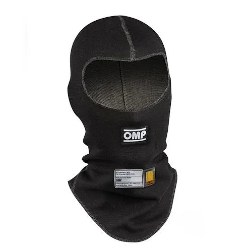 Balaclava Homologada - OMP First Balaclava Negra FIA 8856-2018