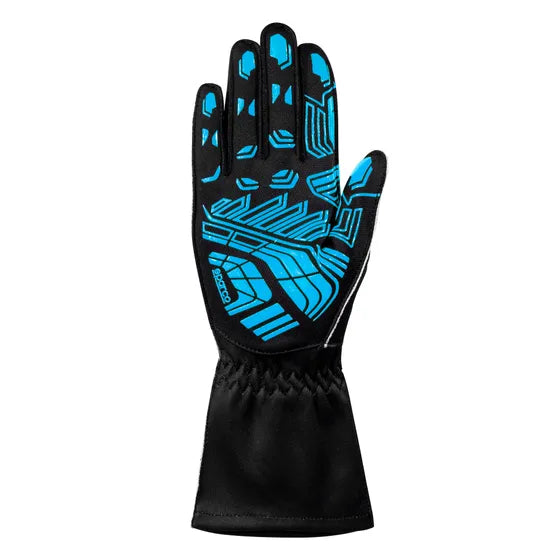 Guantes SPARCO - K ATTACK Negro / Cyan
