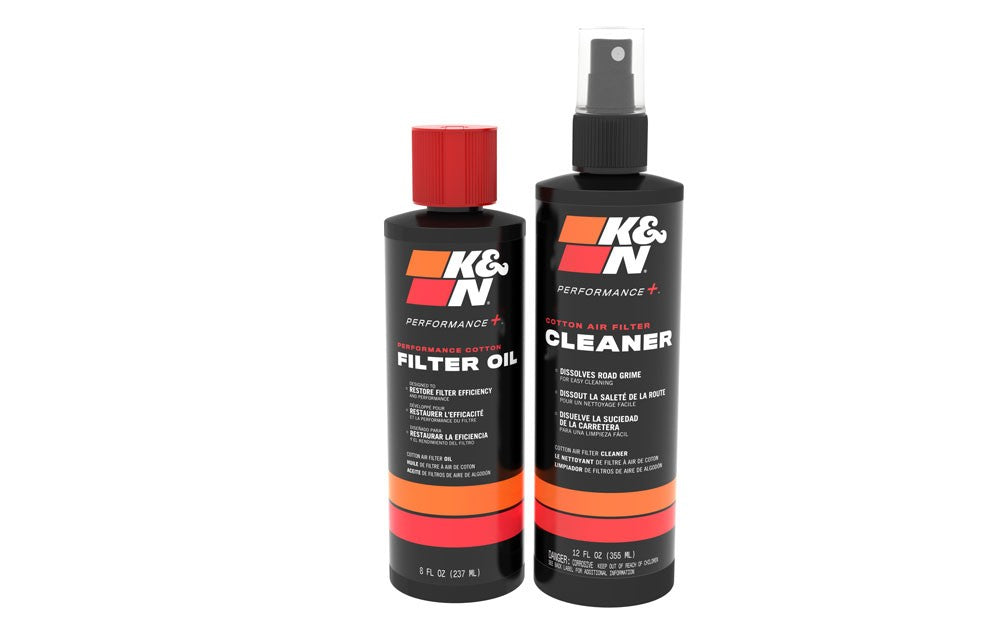 Kit de limpieza para filtro - K&N botella de aceite y un Shampoo para la limpieza