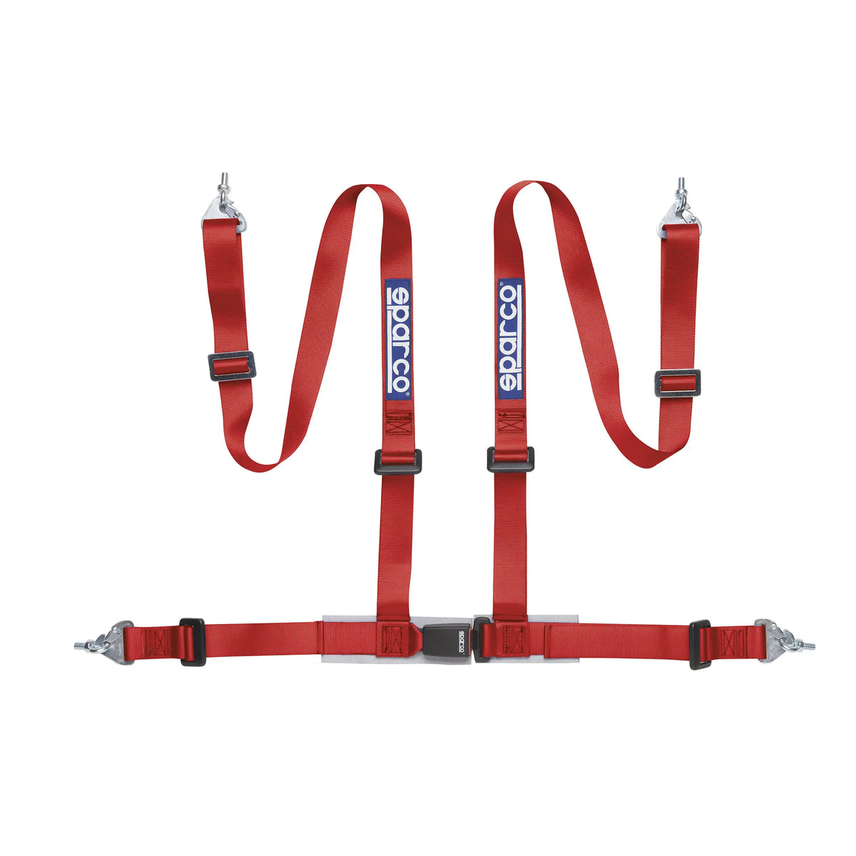 ARNÉS SPARCO CLUB H-4M DE 4 PUNTOS ECE – ROJO