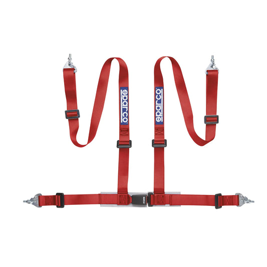 ARNÉS SPARCO CLUB H-4M DE 4 PUNTOS ECE – ROJO