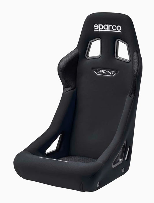 BUTACA DE COMPETICIÓN - SPARCO SPRINT STD NEGRO HOMOLOGADO FIA TUBULAR