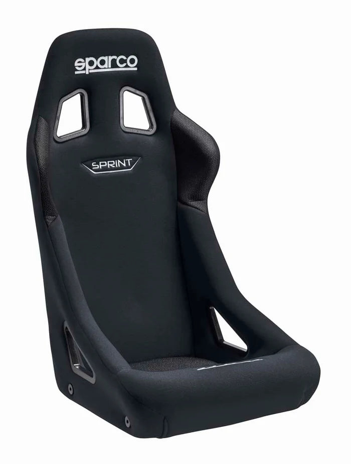 BUTACA DE COMPETICIÓN - SPARCO SPRINT STD NEGRO HOMOLOGADO FIA TUBULAR