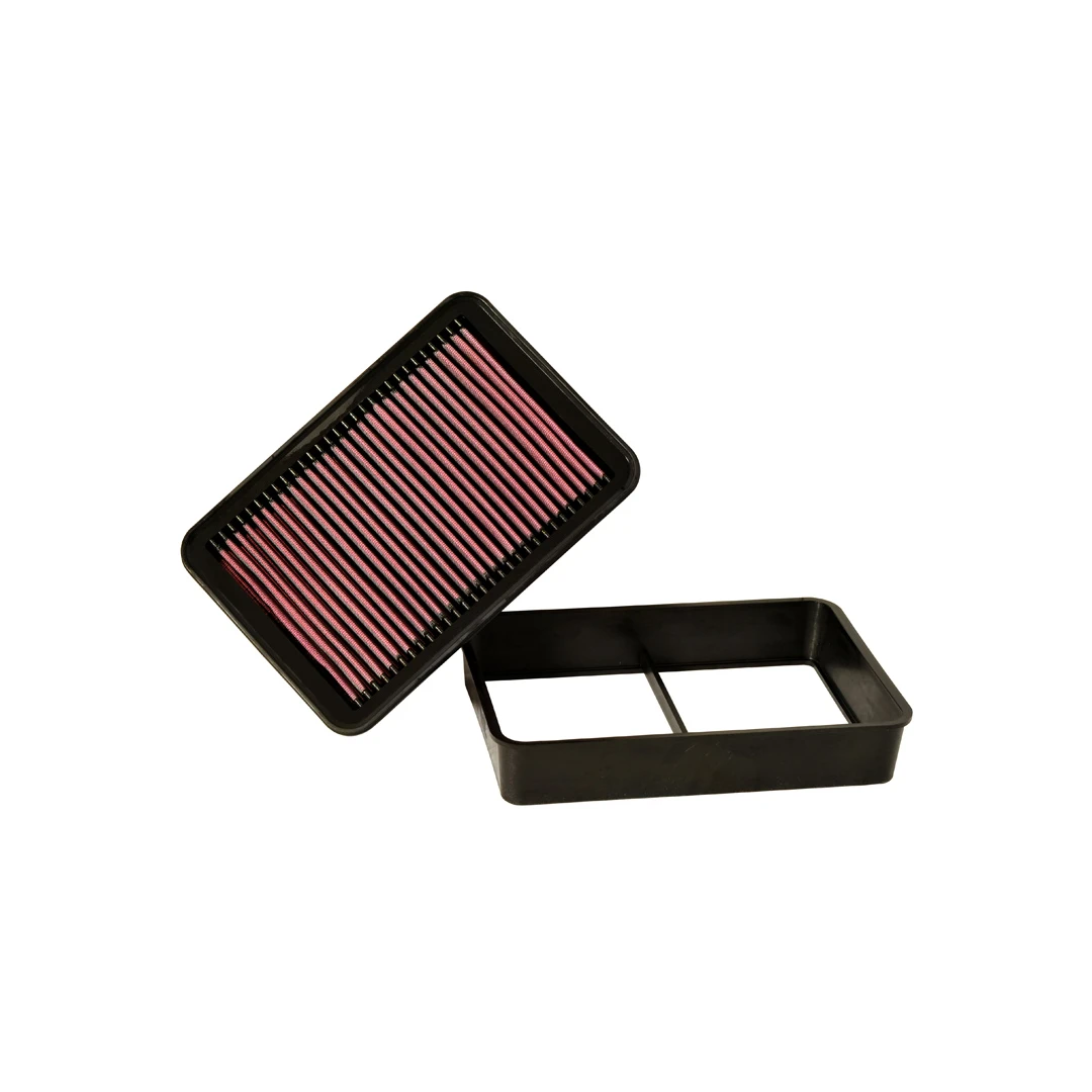 Filtro de aire - K&N alto rendimiento, lavable, compatible con Mitubishi 2006-2017 (Lancer, VIII, Evolution, Raliart, Outlander, ASX)