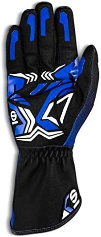 Guantes para Karting-  SPARCO RUSH AZUL / NEGRO Talla S (4) Niño
