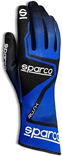 Guantes para Karting-  SPARCO RUSH AZUL / NEGRO Talla S (4) Niño