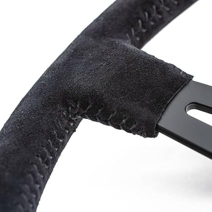 TImón Racing OMP RS 350mm en Gamuzado Negro/Amarillo | Control y Estilo para Competición