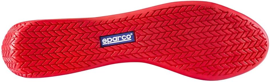 Zapatillas para Rally  - SPARCO SLALOM NEGRAS CON ROJO Talla 42 - FIA 8856-2018 - RALLY - GAMUSA (copia)