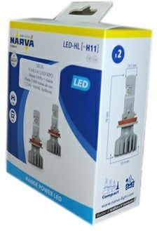 Luces LED NARVA H11 RANGE POWER LED-RPO 6000K C/2 u