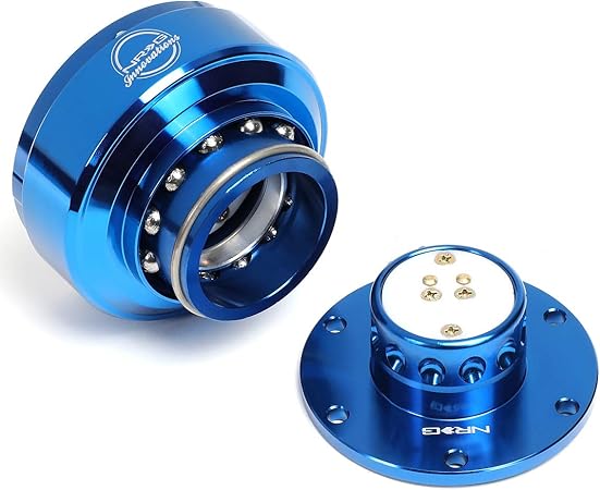 Kit de Desconexión Rápida NRG Gen 2.0 Azul con Anillo Azul  | Seguridad y Estilo en Competición
