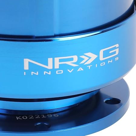 Kit de Desconexión Rápida NRG Gen 2.0 Azul con Anillo Azul  | Seguridad y Estilo en Competición
