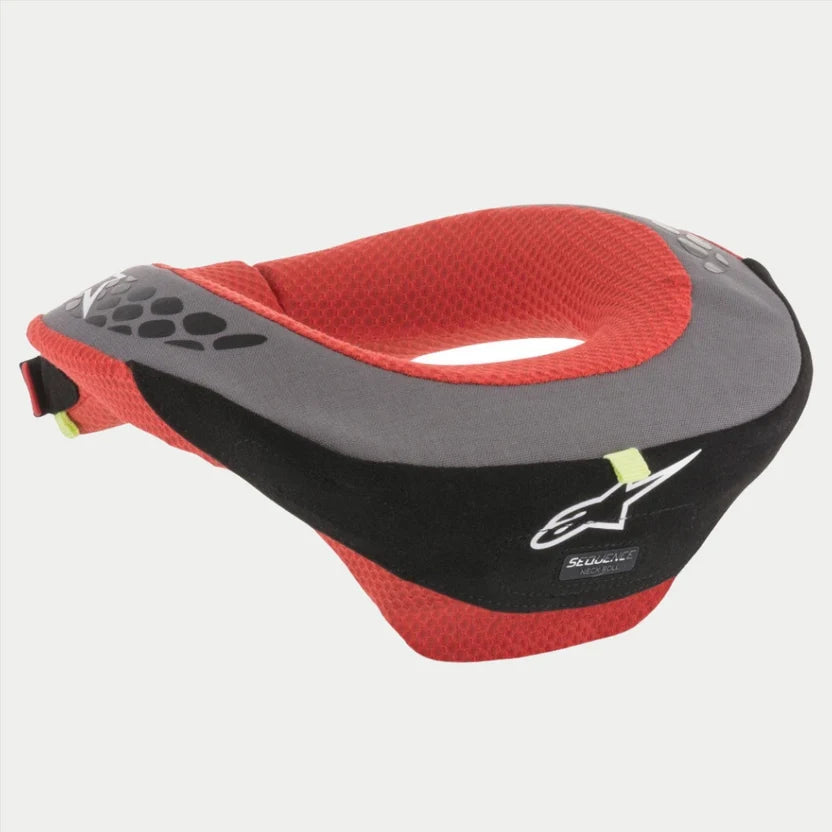 COLLARÍN ALPINESTARS SEQUENCE YOUTH – NEGRO/ROJO