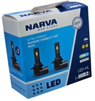 Luces LED NARVA LED HIR2 RANGE DIRECT FIT-RDF 12V 20W 6000K C/2u.