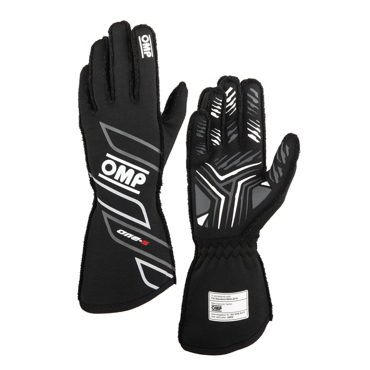 GUANTES OMP ONE-S FIA – NEGRO