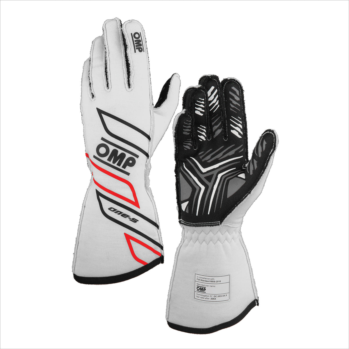GUANTES OMP ONE-S FIA – BLANCO