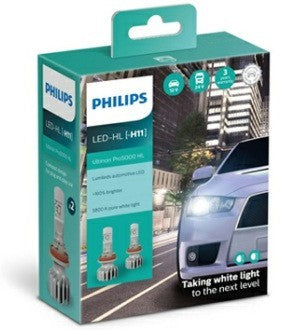 Luces LED H11 PHILIPS H11 11362 Ultinon Pro5000 12V- 24V C/2