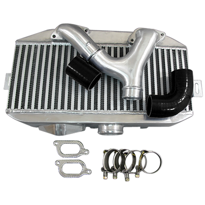 Kit de intercooler de montaje superior  + tubo en Y CXRACING para WRX/STI 2002- 2007