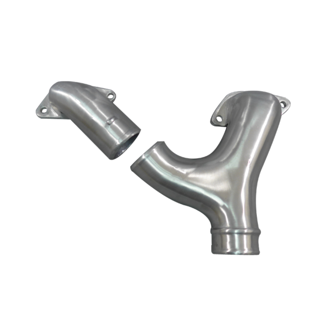 Kit de intercooler de montaje superior  + tubo en Y CXRACING para WRX/STI 2002- 2007