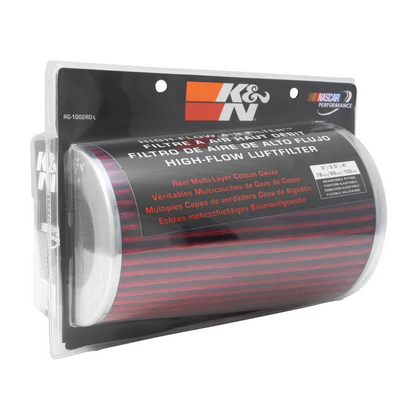 FILTRO DE AIRE UNIVERSAL K&N HIGH-FLOW AJUSTABLE 3"–4"