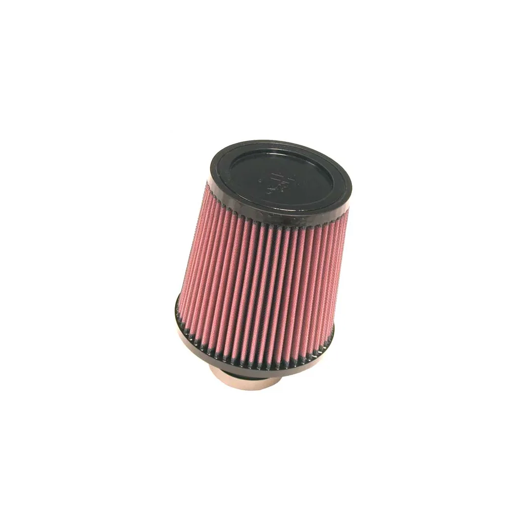 Filtro de aire - K&N Cónico Universal con abrazadera original de alto flujo de por vida: alto rendimiento, premium, lavable: diámetro de brida: 2.5 pulgadas, altura del filtro: 6.5 pulgadas
