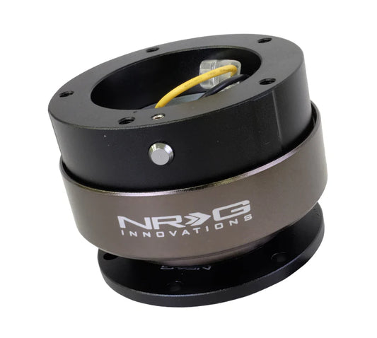 Quick Release NRG Gen 2.5 Negro/Anillo Negro (Base de 6 agujeros, Parte superior de 5 agujeros)