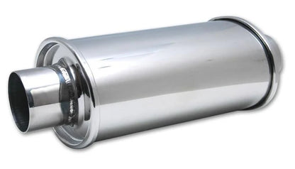 Resonador VIBRANT Universal Acero inoxidable 2.5" ( entrada y salida)