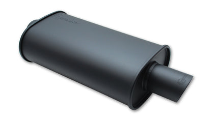 Muffler VIBRANt Universal Negro Mate 2.5" entrada punta 3"