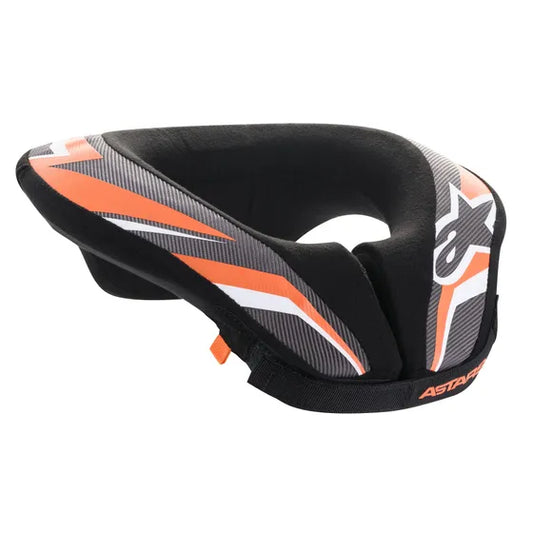 Collarín ALPINESTARS  -Protector de cuello para Karting Naranja/ Gris / Negro   L/ XL