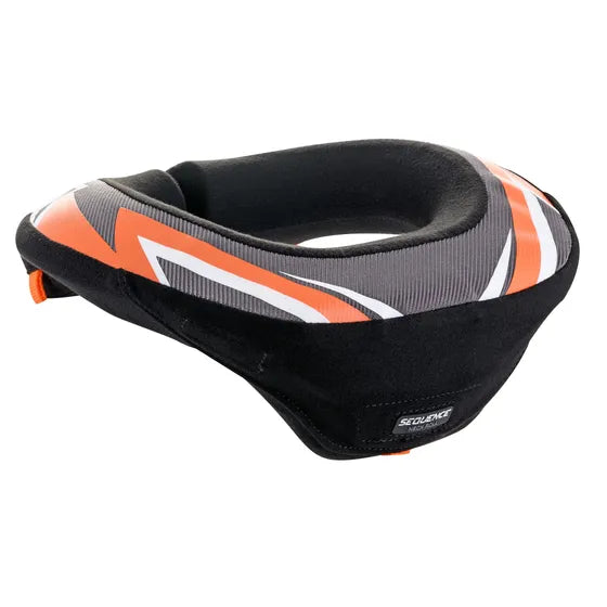 Collarín ALPINESTARS  -Protector de cuello para Karting Naranja/ Gris / Negro   L/ XL