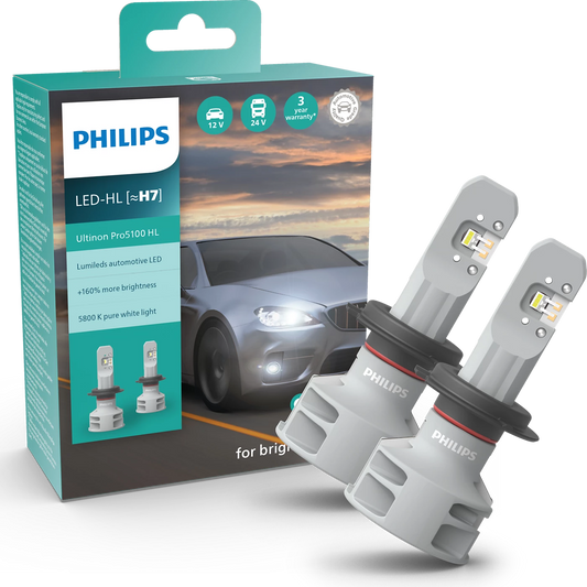 LUCES LED PHILIPS ULTINON PRO5100 – H7