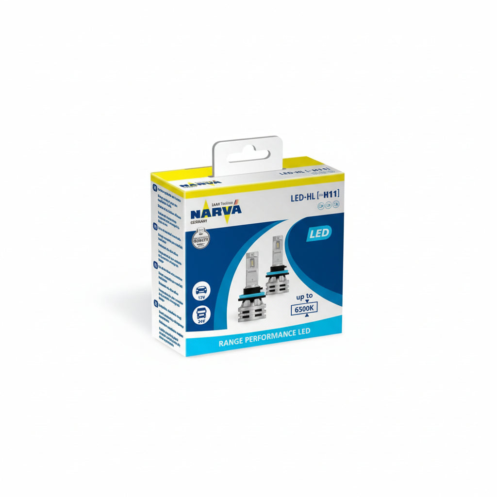 Luces LED NARVA H11 RANGE PERFOMANCE LED- RPL2 6500K