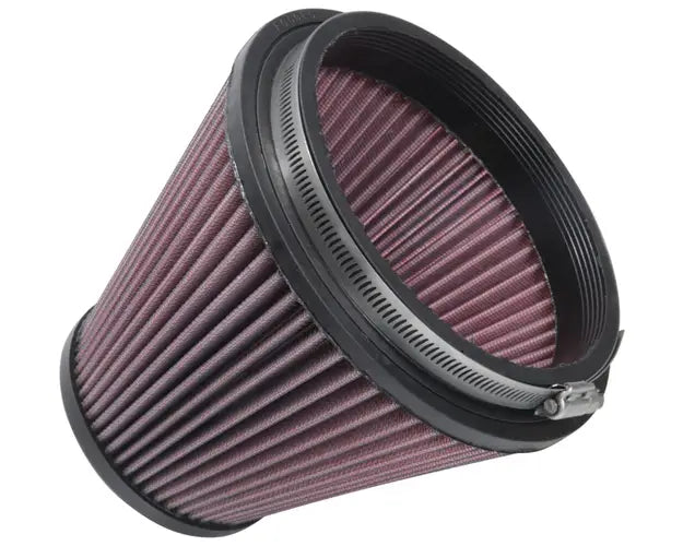 Filtro de aire -  K&N Cónico Universal Abrazadera Alto Rendimiento, Premium, Lavable, Diámetro de la Brida: 6 Pulgadas, Altura Del Filtro: 6 Pulgadas, Longitud de la Brida: 0,625 Pulgadas, Forma: Cónica Redonda,