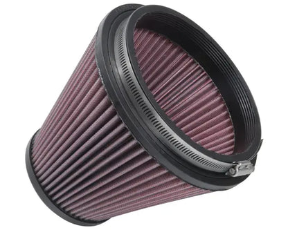 Filtro de aire -  K&N Cónico Universal Abrazadera Alto Rendimiento, Premium, Lavable, Diámetro de la Brida: 6 Pulgadas, Altura Del Filtro: 6 Pulgadas, Longitud de la Brida: 0,625 Pulgadas, Forma: Cónica Redonda,
