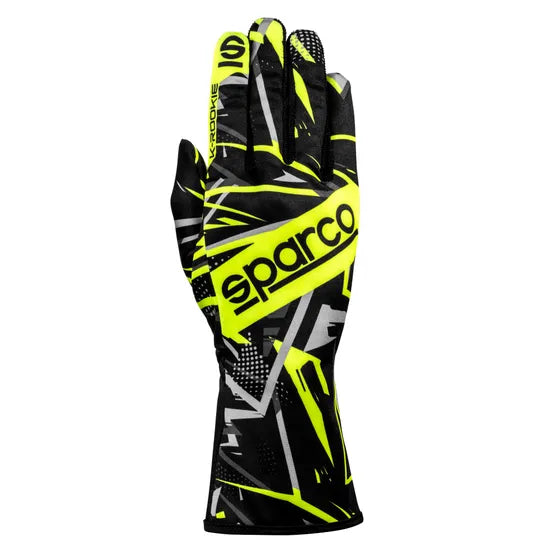 Guantes SPARCO Rookie Negro / Amarillo Fluor