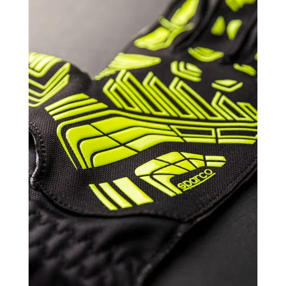 Guantes SPARCO - K ATTACK Negro/ Amarillo Fluor