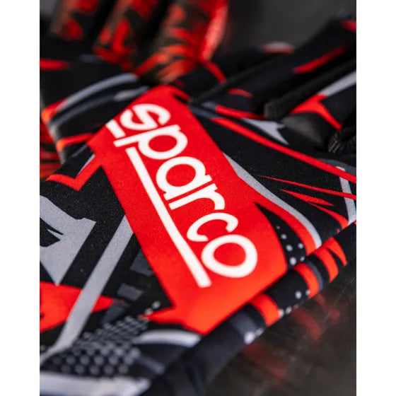 Guantes SPARCO Rookie Negro/ Rojo