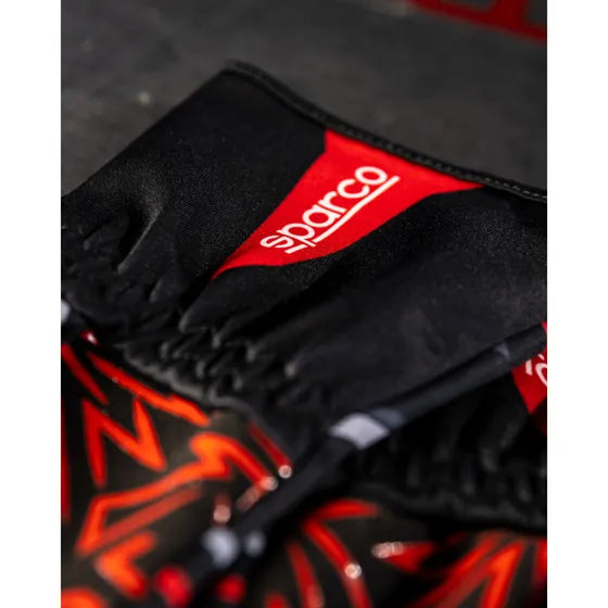 Guantes SPARCO Rookie Negro/ Rojo