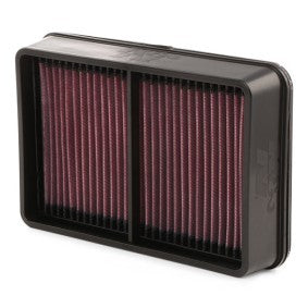 Filtro de aire - K&N alto rendimiento, lavable, compatible con Mitubishi 2006-2017 (Lancer, VIII, Evolution, Raliart, Outlander, ASX)