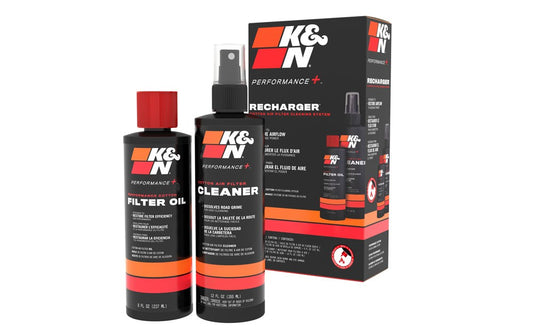 Kit de limpieza para filtro - K&N botella de aceite y un Shampoo para la limpieza