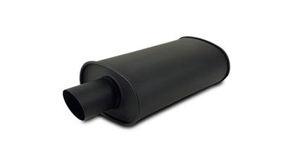 Muffler VIBRANt Universal Negro Mate 2.5" entrada punta 3"